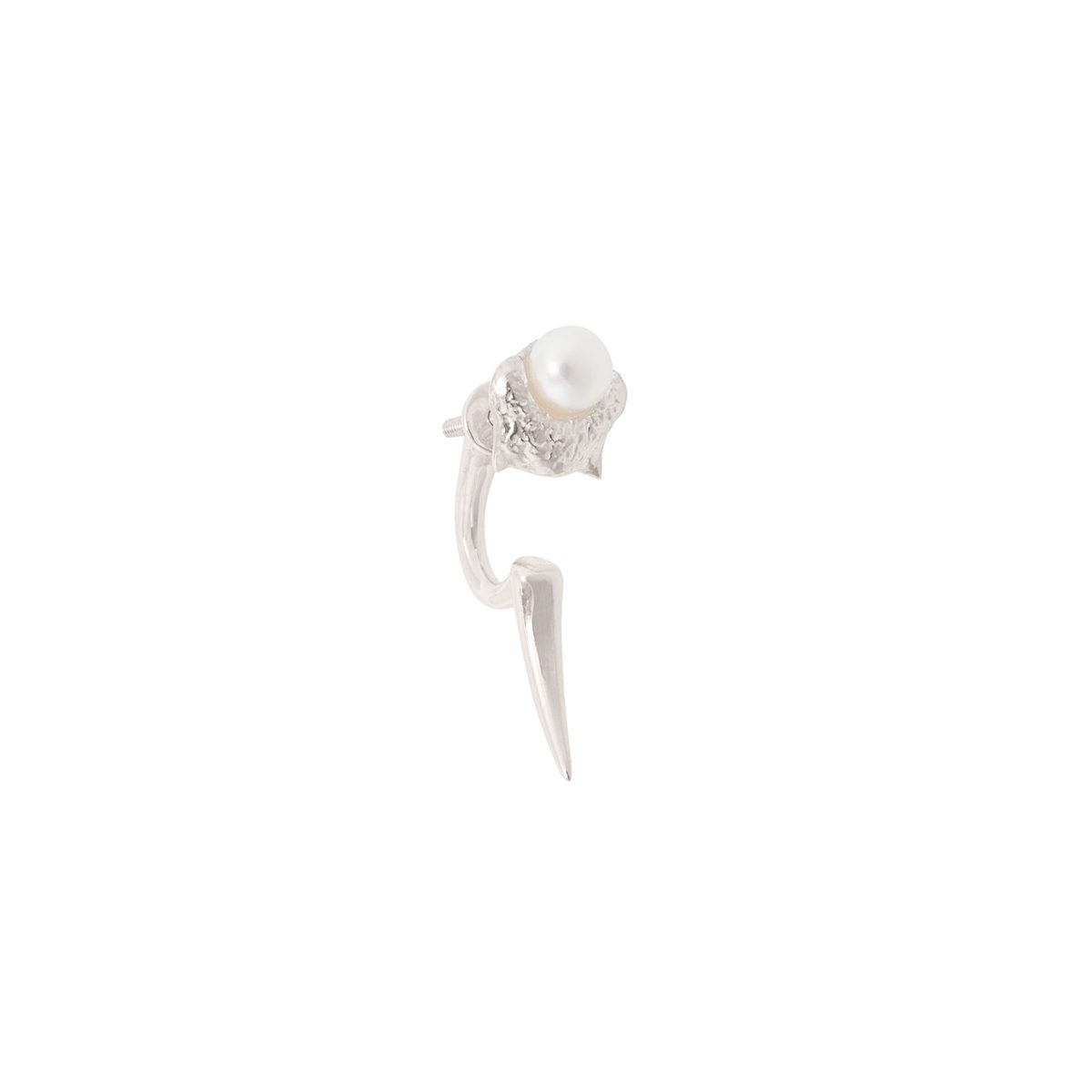 Antipearle Mini Blacktip Earring Silver